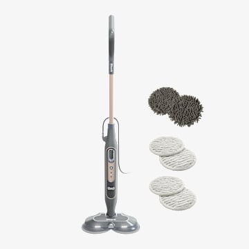Shark Deluxe Black Steam & Scrub Automatic Steam Mop with Steam Blaster S8201UKDB