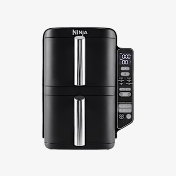 Air Fryer Ninja DoubleStack, verticale,  thermosonde intelligente, 7.6L, 6-en-1, Noir