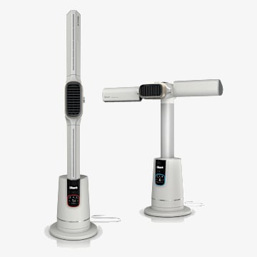 Shark&reg; TurboBlade&trade; Cool + Heat Bladeless Tower Fan & Heater for Customizable Year-Round Indoor Use, Dove