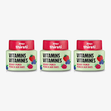 Ninja Thirsti&trade; VITAMINS Berry Punch Flavoured Water Drops (Sweetened)