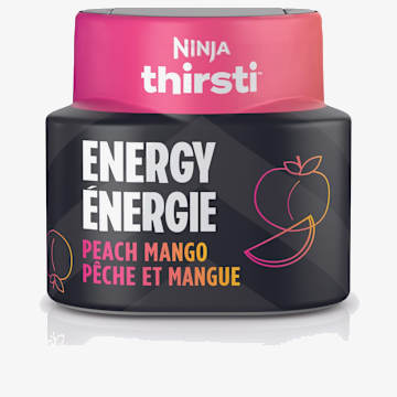 Ninja Thirsti™ ENERGY Peach Mango Flavoured Water Drops (Sweetened) , WCFPM1C