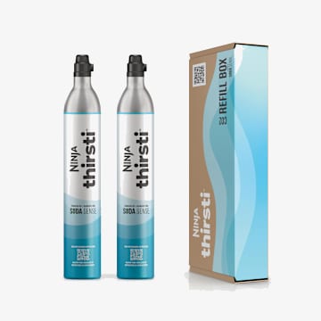 Paquet de deux bouteilles de CO2 de 60 l Ninja Thirsti™