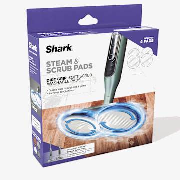 Shark XKITP7000C Tampons lavables Dirt Grip Soft Scrub