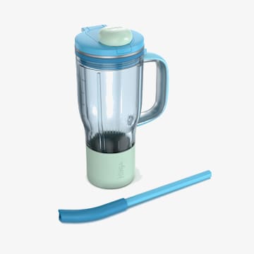 Ninja&reg; 26 oz. BlendBOSS Travel Tumbler With Straw, Blue Raspberry