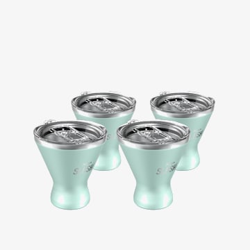 Ninja SLUSHi Insulated Cocktail Cup with Lid and Straw, 10oz, Seaglass, XSKMARGCUPMT