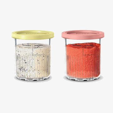 Ninja&reg; CREAMi&reg; XL tubs 2 Pack, Compatible with NC500 Series CREAMi&reg; Ice Cream Makers