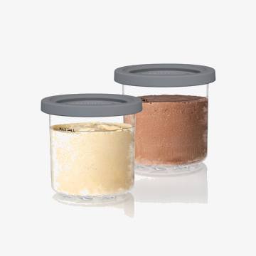 Pintes et couvercles Ninja™ CREAMi™ - Lot de 2, Compatible avec la série CREAMi® NC300