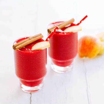 Cranberry Apple Raspberry Slushie