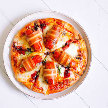 Gluten-Free Pigs in Blankets Pizza