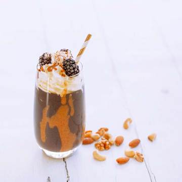 Blueberry Coffee Breakfast Smoothie