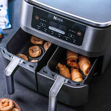 Air Fryer Caramel Chocolate Chip Cookies & Pepperoni Pizza Crescent Rolls