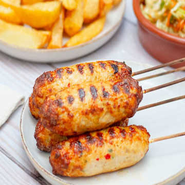 HECK Spring Chicken Kofta with Asian Slaw