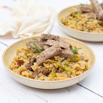 Italian Beef Risotto