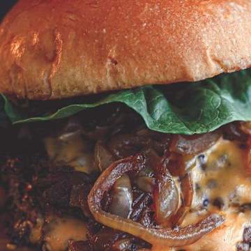 Smoked French Onion Smash Burgers