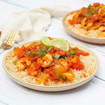 King Prawn Bhuna with Basmati Rice