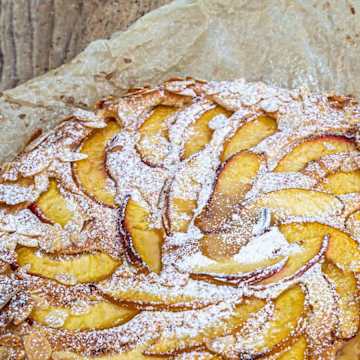 Tart with Frangipane Filling & Nectarines