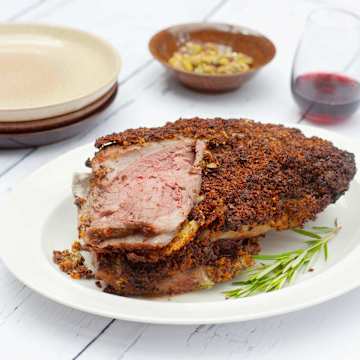 Herb Crusted Shoulder of Lamb