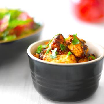 Grilled Harissa Halloumi