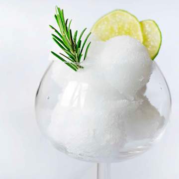 No-Prep Gin & Tonic Sorbet