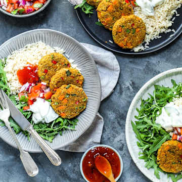Veggie Indian Burgers