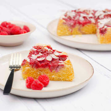 Raspberry and Almond Cake