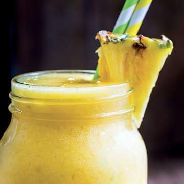 Pineapple Green Tea Frozen Treat