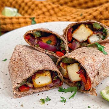 Grilled Veggie Paneer Frankies