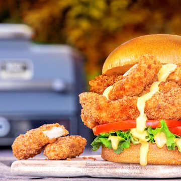 Smoky Carolina Gold Air-Fried Chicken Sandwich