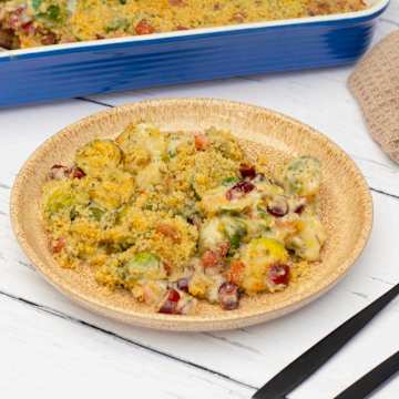 Gluten-Free Brussels Sprouts Gratin