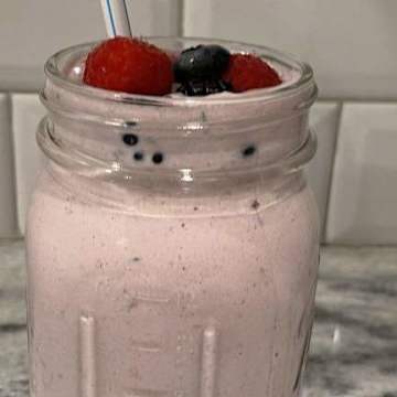 Blueberry Milkshake