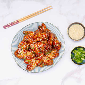 Teriyaki-Glazed Wings