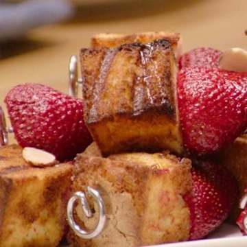 Grilled Strawberry Shortcake Skewers