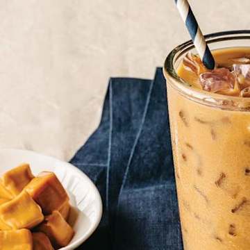 Creamy Caramel Iced Coffee