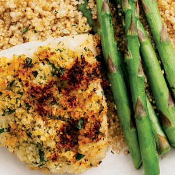 Lemon-Herb Panko Crusted Cod