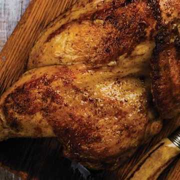 Mustard Rubbed Chicken