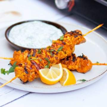 Chicken Tikka & Pepper Skewers