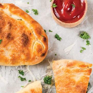Sausage and Pepper Calzones