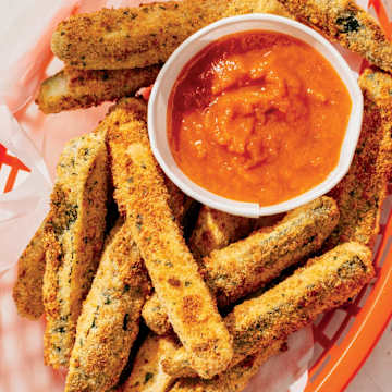 Zucchini Fries with Marinara Sauce