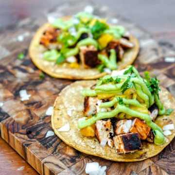 Smoked Chicken and Grilled Pineapple Tacos