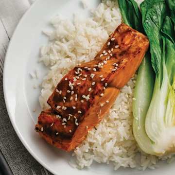 Miso Glazed Salmon with Bok Choy