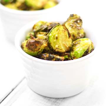 Air Fried Parmesan Brussel Sprouts