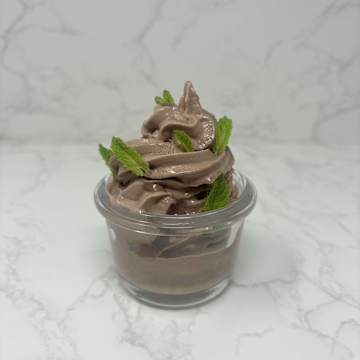 Chocolate Mint Protein Soft Serve