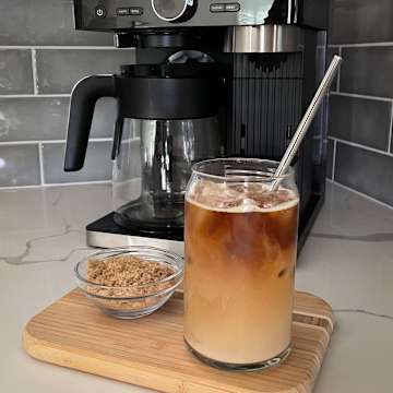 Iced Brown Sugar Oat Milk Shaken Espresso