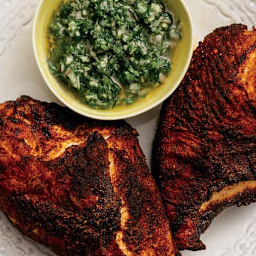 Chili Rubbed Chicken & Chimichurri