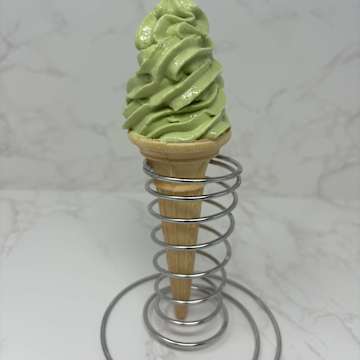 Matcha & Blueberry Yoghurt Soft Serve