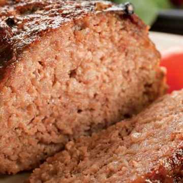 Turkey Meatloaf, Mashed Potatoes and Green Beans