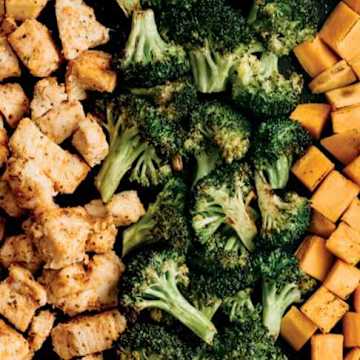 Spicy Chicken, Sweet Potatoes & Broccoli