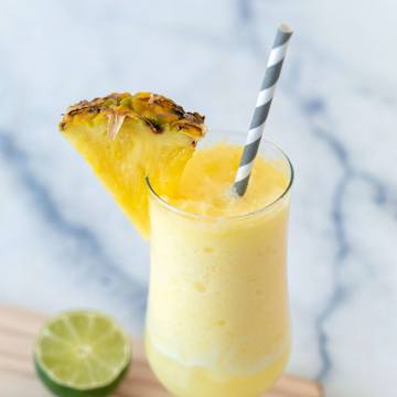 Frozen Pina Colada Cocktail