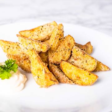 Crispy Parmesan Potato Wedges