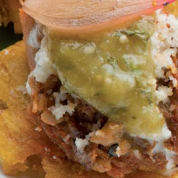 Cuban Roast Pork With Fried Plantains